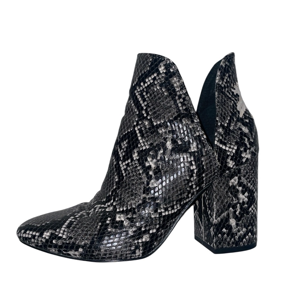 Steve Madden Faux Snakeskin Rookie Booties